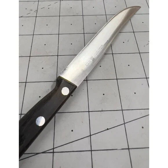 J.A. Henckels Kitchen Slicing Knife 777 Rosewood Handle Solingen Germany VG+ - Picture 3 of 6